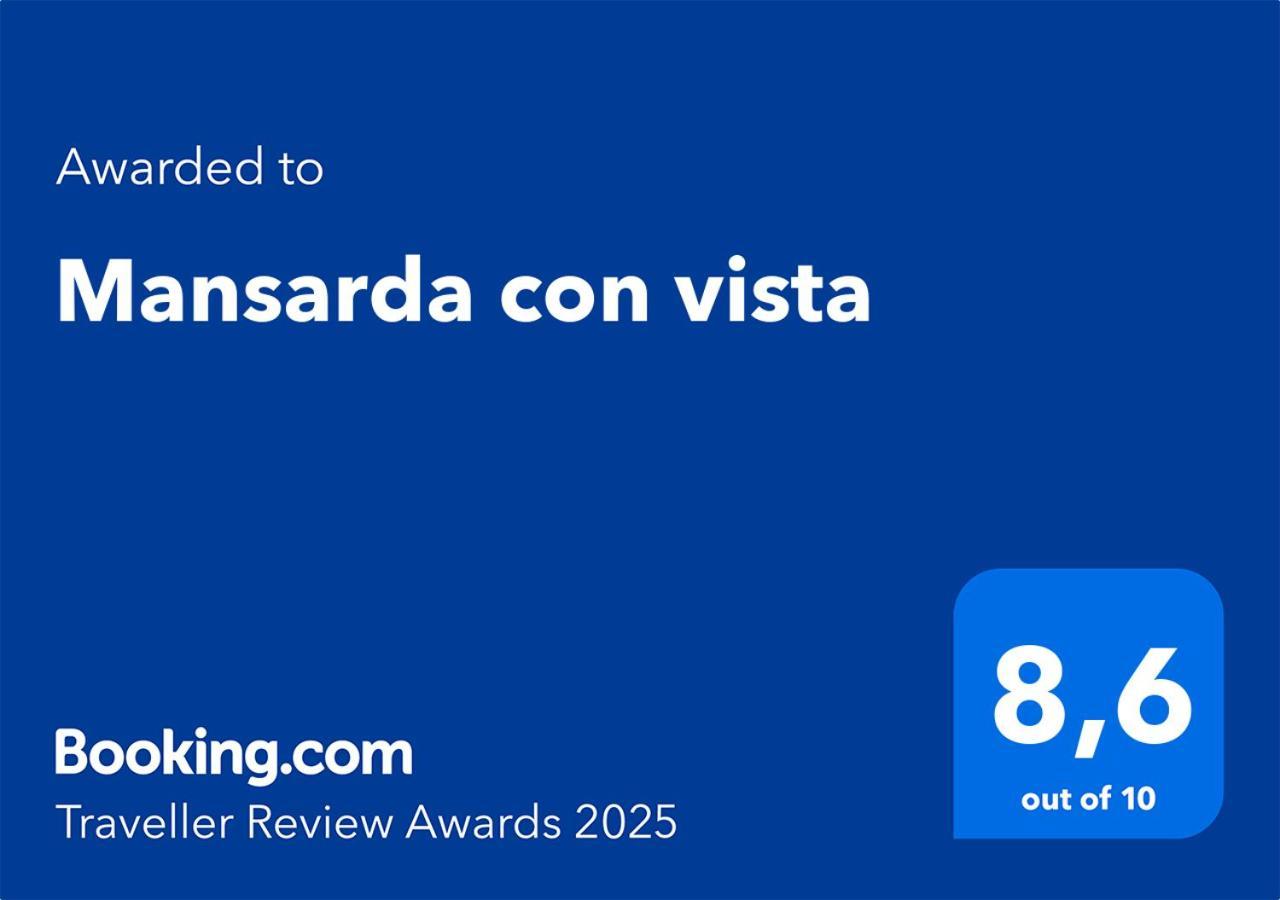 Mansarda Con Vista Leilighet Giustino Eksteriør bilde